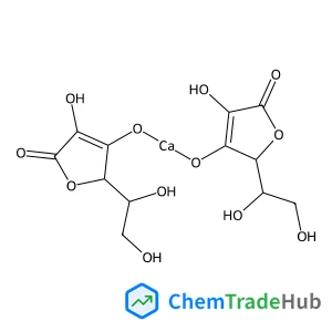 Calcium bis[2-(1,2-dihydroxyethyl)-4-hydroxy-5-oxo-2,5-dihydro-3-furanolate]