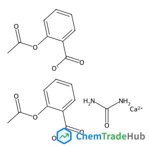 Calcium 2-acetoxybenzoate urea (1:2:1)