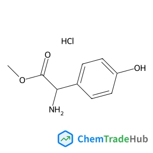 Methyl (2R)-amino(4-hydroxyphenyl)acetate hydrochloride (1:1)