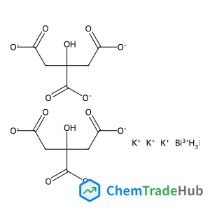 Bismuth(3+) potassium 2-hydroxy-1,2,3-propanetricarboxylate (1:3:2)