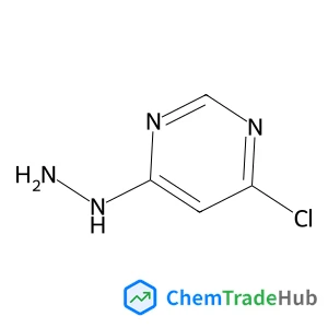 4-Chloro-6-hydrazinopyrimidine Chemical_Structure_Of