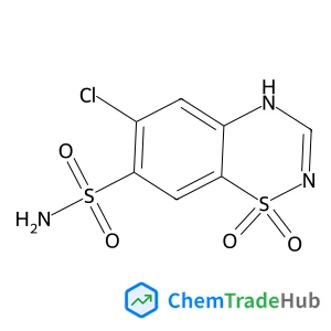 6-Chloro-4H-1,2,4-benzothiadiazine-7-sulfonamide 1,1-dioxide