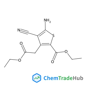 Ethyl 5-amino-4-cyano-3-(2-ethoxy-2-oxoethyl)-2-thiophenecarboxylate