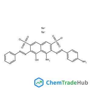 Disodium 4-amino-3-[(E)-(4-aminophenyl)diazenyl]-5-hydroxy-6-[(E)-phenyldiazenyl]-2,7-naphthalenedisulfonate