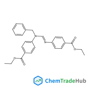 Ethyl 4-[(E)-({benzyl[4-(ethoxycarbonyl)phenyl]amino}methylene)amino]benzoate