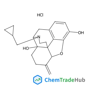 (4R,4aS,7aS,12bS)-3-(cyclopropylmethyl)-7-methylene-1,2,3,4,5,6,7,7a-octahydro-4aH-4,12-methanobenzofuro[3,2-e]isoquinoline-4a,9-diol hydrochloride