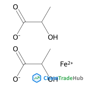 Propanoic acid, 2-hydroxy-, iron(2+) salt (2:1)
