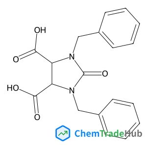 1,3-Dibenzyl-2-oxo-4,5-imidazolidinedicarboxylic acid