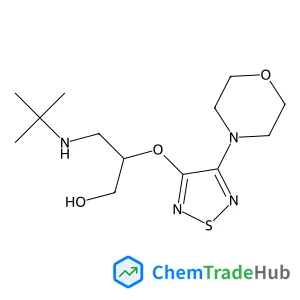 Isotimolol structure Isotimolol structure