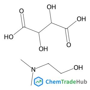 2-(Dimethylamino)ethanol (2R,3R)-2,3-dihydroxysuccinate