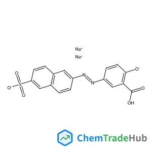 Disodium 2-hydroxy-5-[(E)-(6-sulfonato-2-naphthyl)diazenyl]benzoate