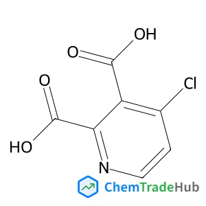 4-Chloro-2,3-pyridinedicarboxylic acid Chemical_Structure_Of