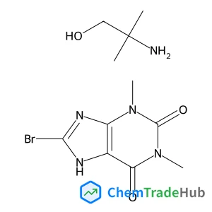 8-Bromo-1,3-dimethyl-3,7-dihydro-1H-purine-2,6-dione - 2-amino-2-methyl-1-propanol (1:1)