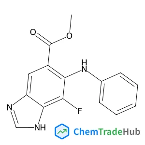 Methyl 5-anilino-4-fluoro-1H-benzimidazole-6-carboxylate