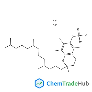 (+/-)-alpha-Tocopherol phosphate disodium salt Chemical_Structure_Of