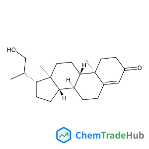 (8S,9S,10R,13S,14S,17R)-17-[(2S)-1-Hydroxy-2-propanyl]-10,13-dimethyl-1,2,6,7,8,9,10,11,12,13,14,15,16,17-tetradecahydro-3H-cyclopenta[a]phenanthren-3-one