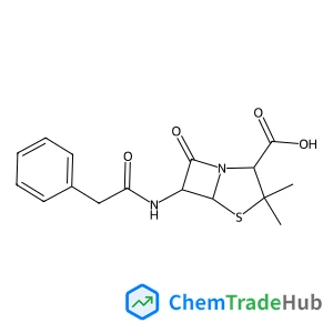 (2S,5R,6R)-3,3-Dimethyl-7-oxo-6-[(phenylacetyl)amino]-4-thia-1-azabicyclo[3.2.0]heptane-2-carboxylic acid
