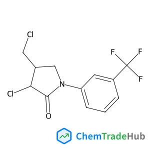 3-Chloro-4-(chloromethyl)-1-[3-(trifluoromethyl)phenyl]-2-pyrrolidinone