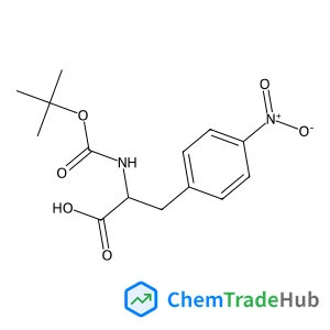 N-{[(2-Methyl-2-propanyl)oxy]carbonyl}-4-nitro-D-phenylalanine