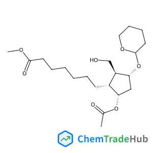 Methyl 7-((1R,2S,3R,5S)-5-acetoxy-2-(hydroxymethyl)-3-((tetrahydro-2H-pyran-2-yl)oxy)cyclopentyl)heptanoate