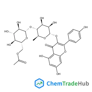 5,7-Dihydroxy-2-(4-hydroxyphenyl)-4-oxo-4H-chromen-3-yl 4-O-(6-O-acetyl-beta-D-glucopyranosyl)-6-deoxy-alpha-L-mannopyranoside