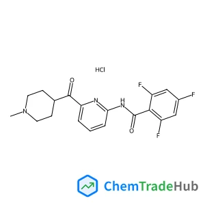 2,4,6-Trifluoro-N-{6-[(1-methyl-4-piperidinyl)carbonyl]-2-pyridinyl}benzamide hydrochloride (1:1)
