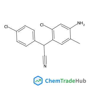 (4-Amino-2-chloro-5-methylphenyl)(4-chlorophenyl)acetonitrile