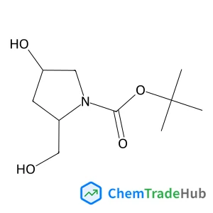 2-Methyl-2-propanyl (2S,4R)-4-hydroxy-2-(hydroxymethyl)-1-pyrrolidinecarboxylate