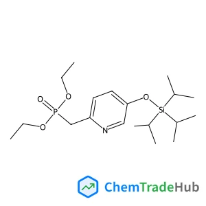 Diethyl ({5-[(triisopropylsilyl)oxy]-2-pyridinyl}methyl)phosphonate