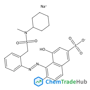 Sodium 6-amino-5-[(E)-(2-{[cyclohexyl(methyl)sulfamoyl]methyl}phenyl)diazenyl]-4-hydroxy-2-naphthalenesulfonate