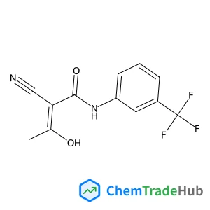 2-Cyano-3-hydroxy-N-[3-(trifluoromethyl)phenyl]-2-butenamide