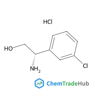 (2S)-2-Amino-2-(3-chlorophenyl)ethanol hydrochloride (1:1)