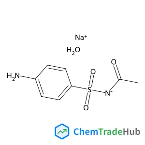 Sodium acetyl[(4-aminophenyl)sulfonyl]azanide hydrate (1:1:1)