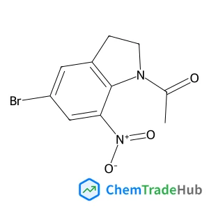 1-(5-Bromo-7-nitro-2,3-dihydro-1H-indol-1-yl)ethanone
