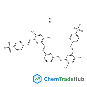Disodium 4,4'-{1,3-phenylenebis[(E)-2,1-diazenediyl(4,6-diamino-3,1-phenylene)(E)-2,1-diazenediyl]}dibenzenesulfonate