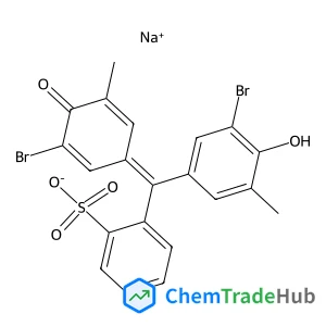 Sodium 2-[(3-bromo-4-hydroxy-5-methylphenyl)(3-bromo-5-methyl-4-oxo-2,5-cyclohexadien-1-ylidene)methyl]benzenesulfonate