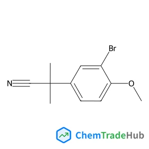 2-(3-Bromo-4-methoxyphenyl)-2-methylpropanenitrile