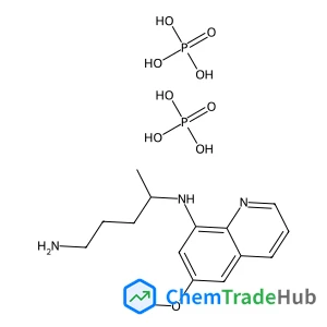 N~4~-(6-Methoxy-8-quinolinyl)-1,4-pentanediamine phosphate (1:2) Chemical_Structure_Of