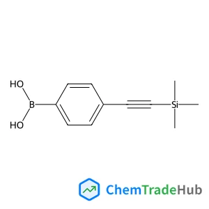 {4-[(Trimethylsilyl)ethynyl]phenyl}boronic acid