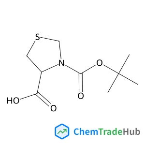 (4S)-3-{[(2-Methyl-2-propanyl)oxy]carbonyl}-1,3-thiazolidine-4-carboxylic acid