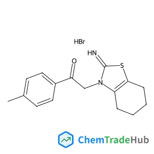 2-(2-Imino-4,5,6,7-tetrahydro-1,3-benzothiazol-3(2H)-yl)-1-(4-methylphenyl)ethanone hydrobromide (1:1)