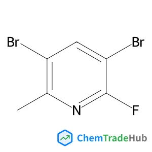 3,5-Dibromo-2-fluoro-6-methylpyridine