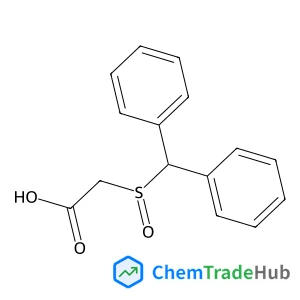 [(Diphenylmethyl)sulfinyl]acetic acid