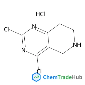 2,4-Dichloro-5,6,7,8-tetrahydropyrido[4,3-d]pyrimidine hydrochloride (1:1)