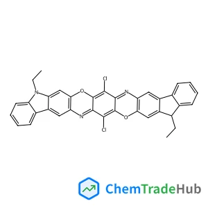 8,18-Dichloro-5,15-diethyl-5,15-dihydrocarbazolo[3',2':5,6][1,4]oxazino[2,3-b]indolo[2,3-i]phenoxazine