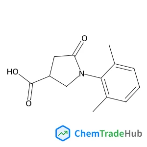 1-(2,6-Dimethylphenyl)-5-oxopyrrolidine-3-carboxylic acid structure 1-(2,6-Dimethylphenyl)-5-oxopyrrolidine-3-carboxylic acid structure