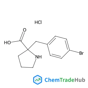 (R)-2-(4-bromobenzyl)pyrrolidine-2-carboxylic acid hydrochloride