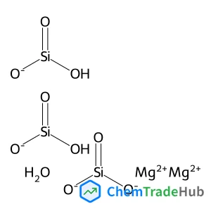 Sepiolite (Mg4(OH)2(Si2O5)3.6H2O) structure Sepiolite (Mg4(OH)2(Si2O5)3.6H2O) structure