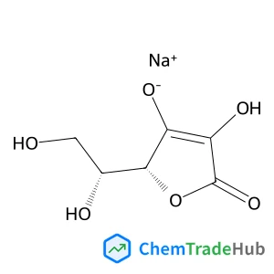 Sodium (2R)-2-[(1R)-1,2-dihydroxyethyl]-4-hydroxy-5-oxo-2,5-dihydro-3-furanolate (non-preferred name)