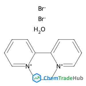 6,7-Dihydrodipyrido[1,2-a:2',1'-c]pyrazinediium bromide hydrate (1:2:1)